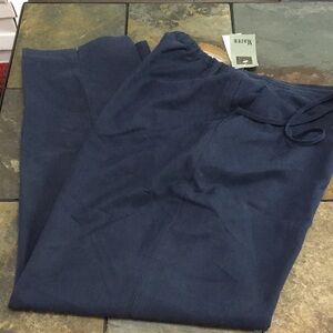 Maren, Lyocell Navy blue pants. Large. NWT
